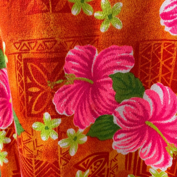 🌺”Royal Hawaiian” Vintage Maxi-Dress Muumuu Small - Picture 7 of 8